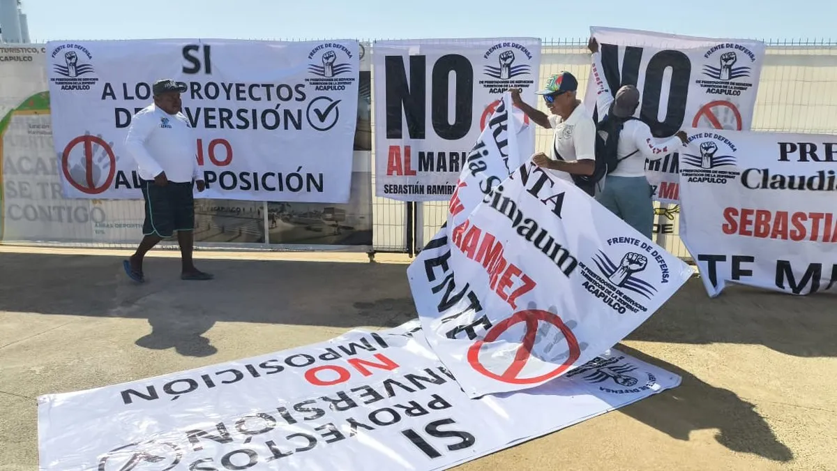 “No estamos contra el progreso de Acapulco”; prestadores exigen clausura del Marinabús