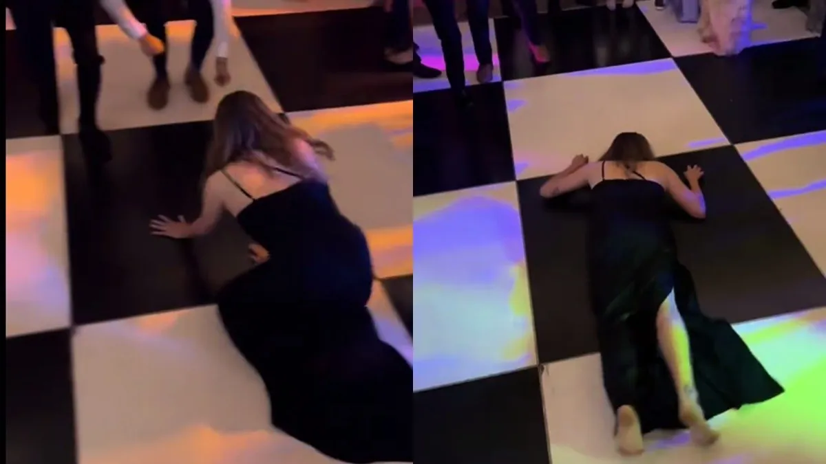 El baile más insólito de una boda se vuelve viral. ¡No creerás lo que hizo esta chica!