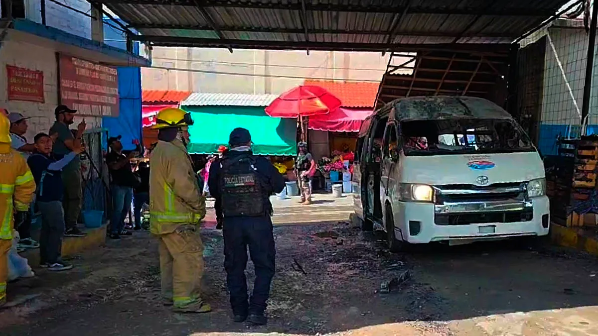Queman otra urvan en Chilpancingo; sigue suspensión del transporte foráneo