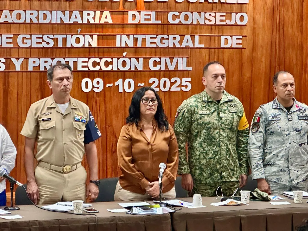 Abelina López encabeza sesión por aniversario del huracán Paulina