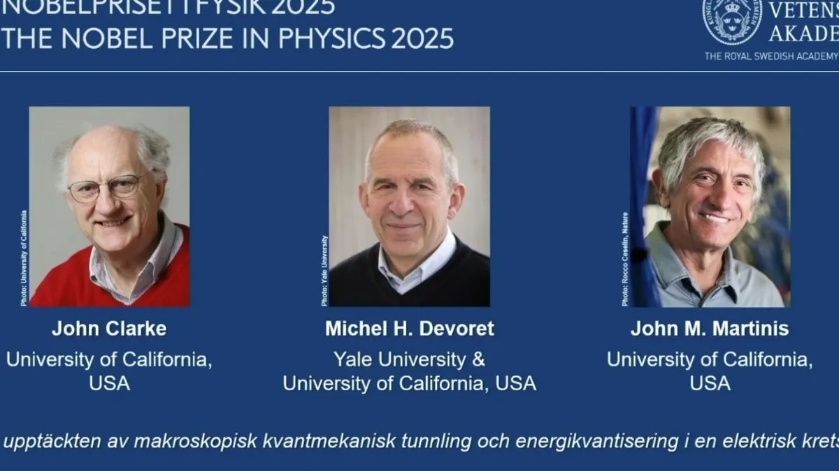 Premio Nobel de Física 2025: demuestran que la mecánica cuántica sí cabe en la mano
