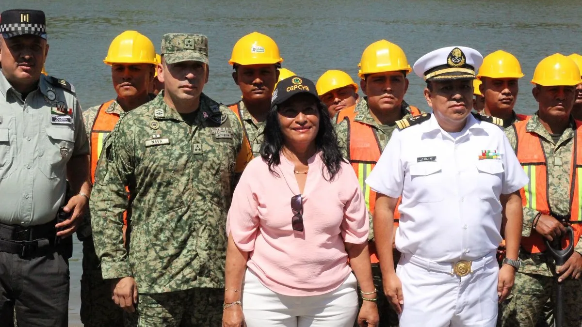 Encabeza Abelina López simulacro post huracán en Barra Vieja