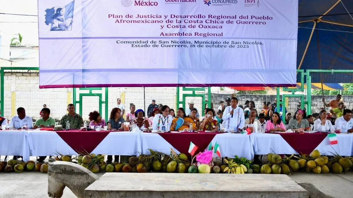 Asisten dos mil a Asamblea de Pueblos Afromexicanos en San Nicolás, Guerrero