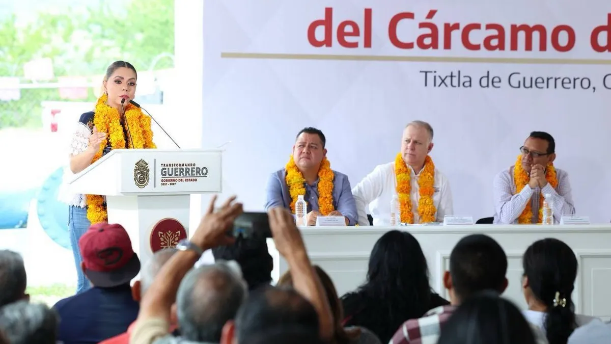 Rehabilita Evelyn Salgado cárcamo de Tixtla para evitar inundaciones