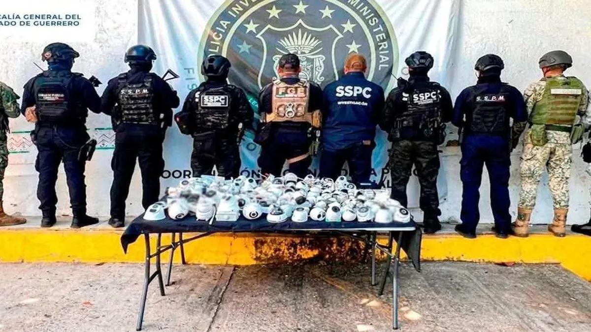 Desmantelan más de 400 cámaras del crimen en el Mercado Central de Acapulco