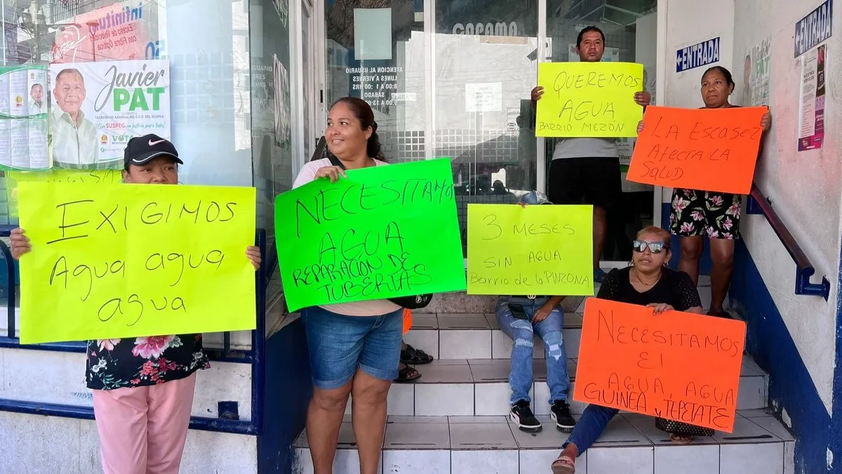Protestan en Capama y Costera por falta de agua en Acapulco