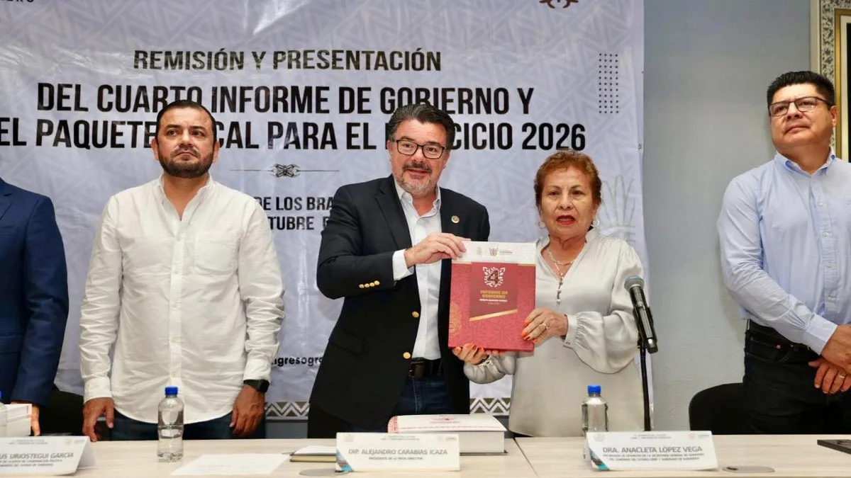 Gobierno de Guerrero entrega al Congreso el Cuarto Informe de Evelyn Salgado