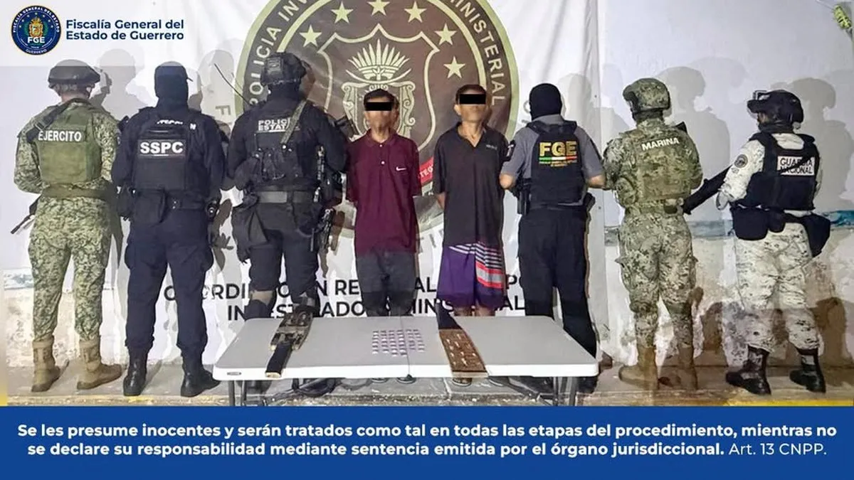 Caen cuatro 'tableadores' en Acapulco, incluidos dos menores; llevaban droga