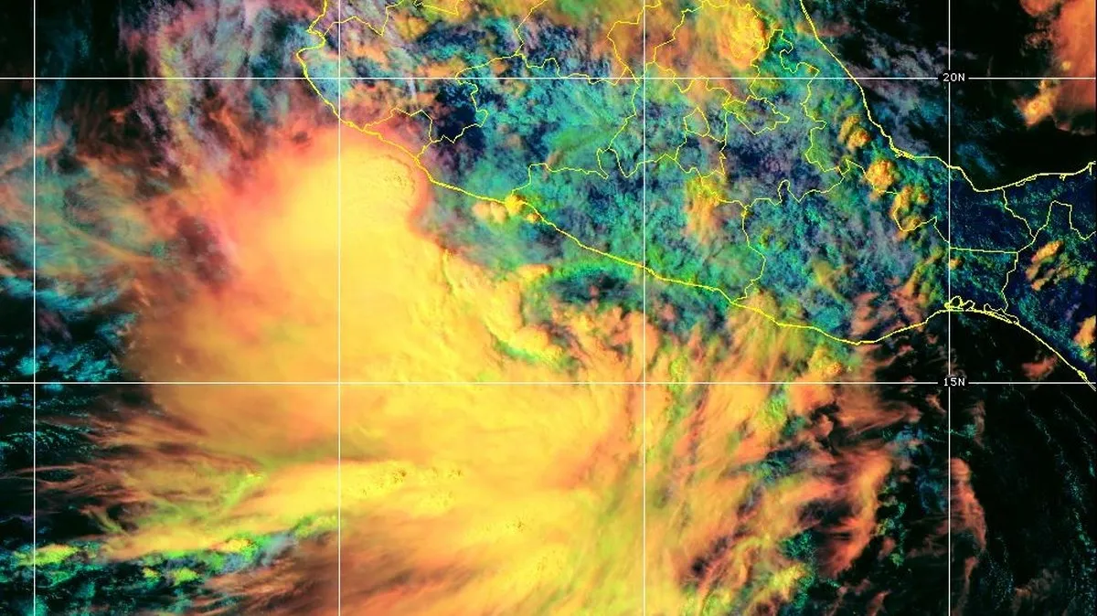 Se forma la tormenta tropical “Raymond” frente a las costas de Guerrero