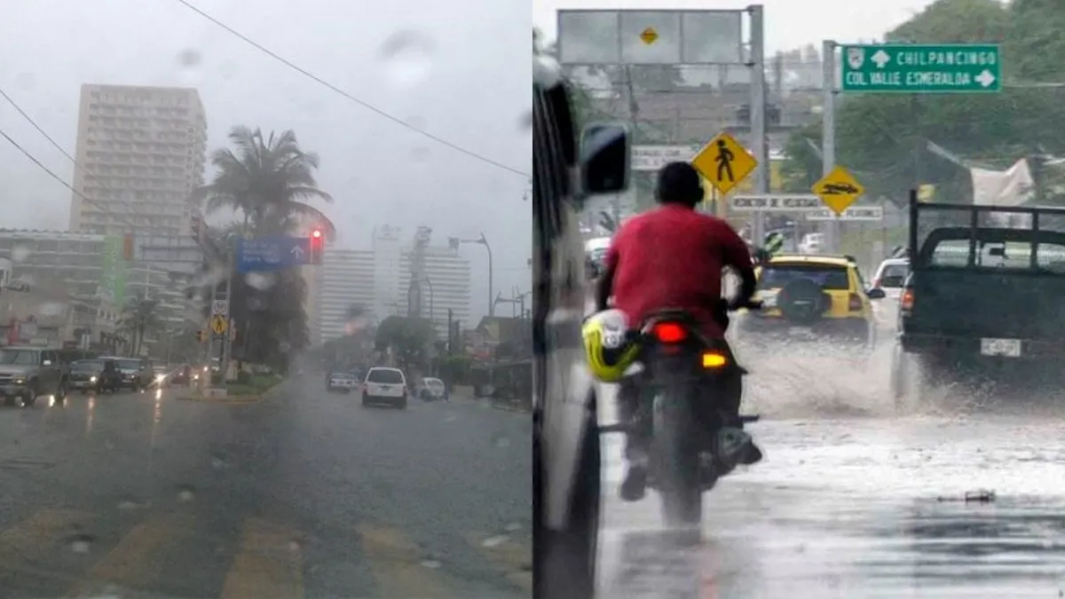 Alerta por lluvias en Guerrero: SMN advierte alto oleaje y riesgo de deslaves por sistema ciclónico