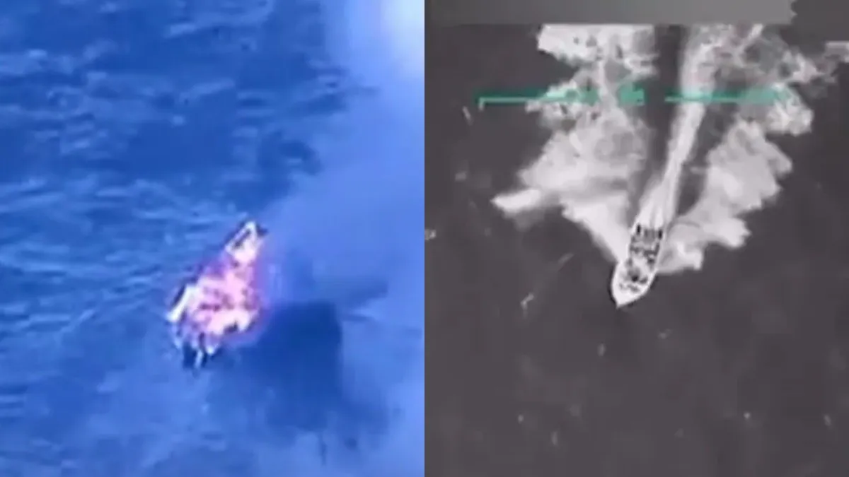 Video muestra otro "ataque letal" ordenado por Trump contra supuesta 'narcolancha' cerca de Venezuela