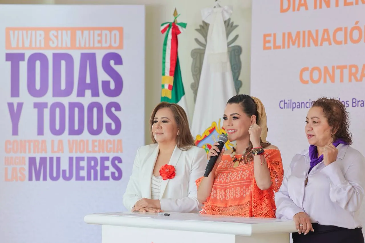 Evelyn Salgado reafirma  el compromiso de Guerrero con la protección de las mujeres