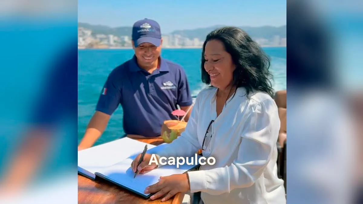 Abelina López promueve el Marinabús y anuncia gestiones para atraer más cruceros a Acapulco