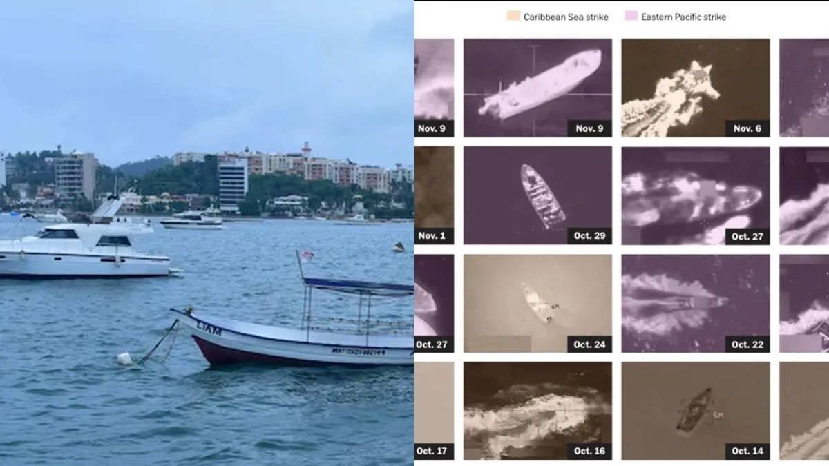 Estados Unidos ejecuta tres ataques contra narcolanchas frente a Acapulco