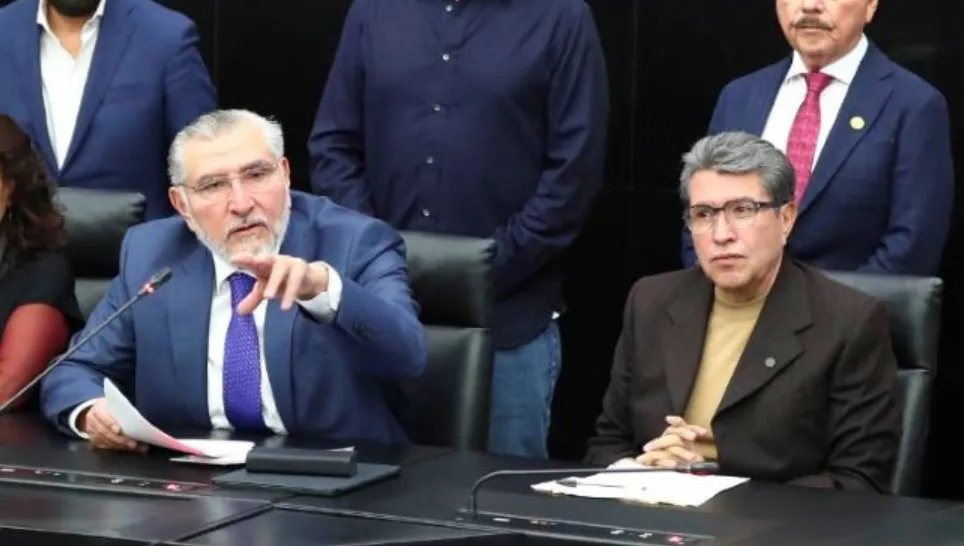 Adán Augusto y Monreal blindan a Sheinbaum; acusan a la derecha por protestas
