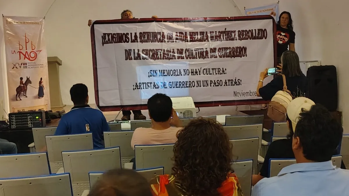 Protesta por la cultura sacude La Nao: artistas exigen la renuncia de Aida Melina Martínez Rebolledo