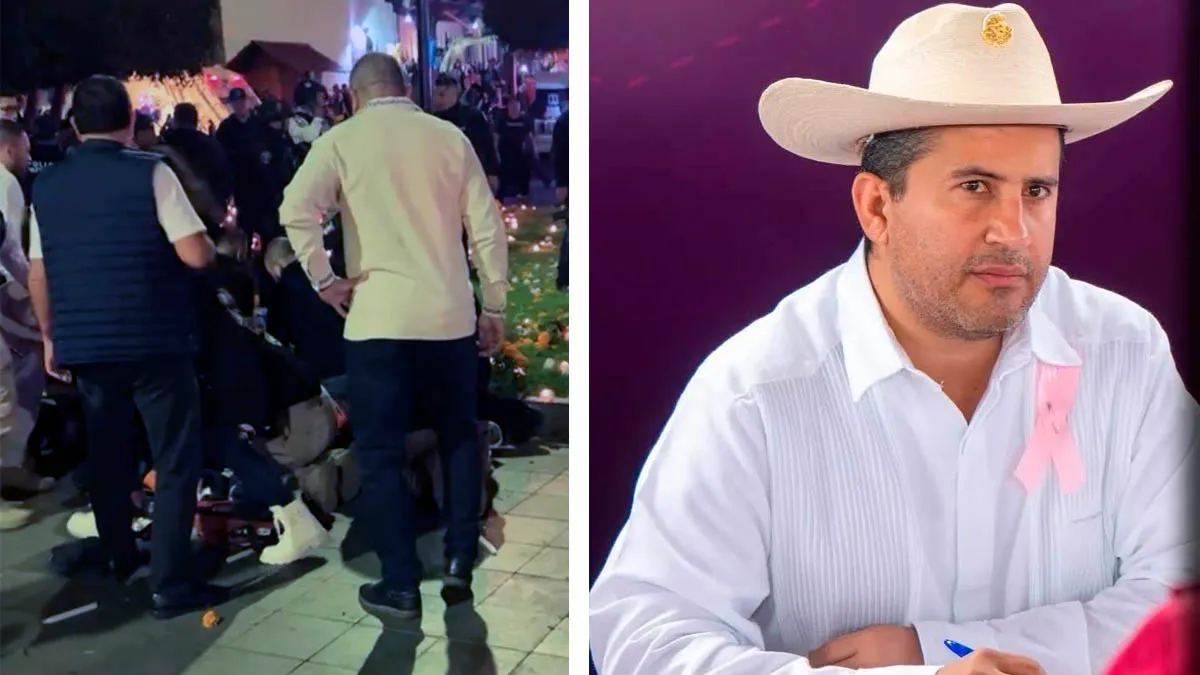 Atentan contra el alcalde de Uruapan durante el Festival de Velas