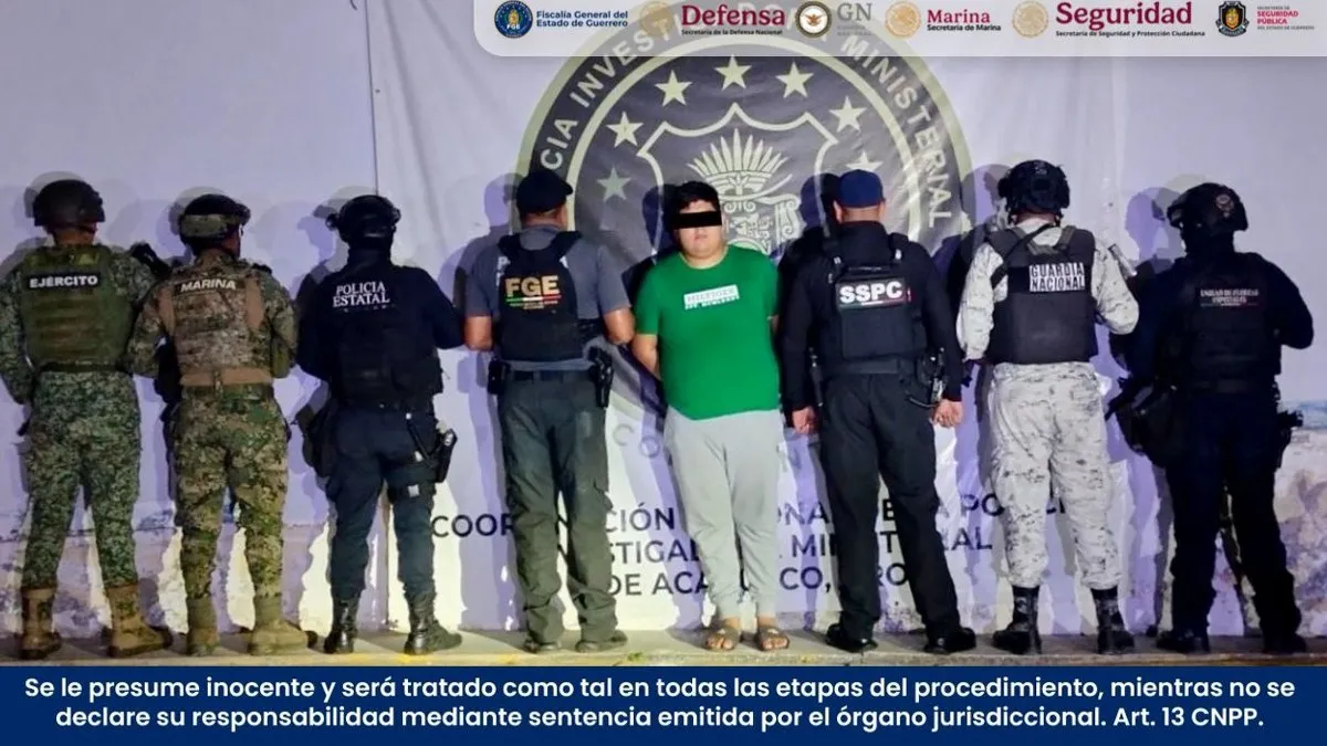 Cae “El Gordo” por ataque armado contra agentes federales en Acapulco