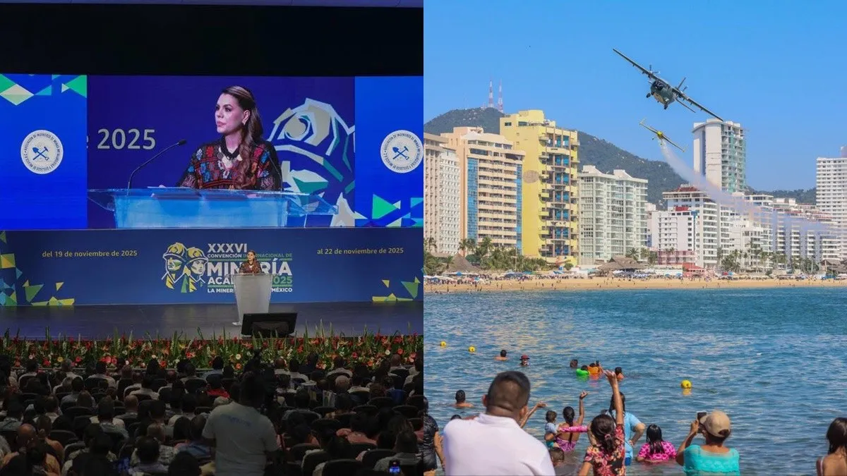 Acapulco supera expectativas turísticas con el regreso del Air Show 2025 y la Convención de Minería