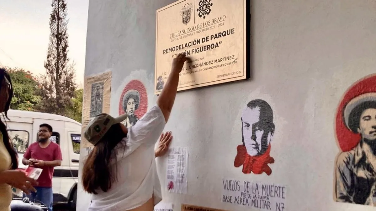 Borran nombre de Rubén Figueroa y rebautizan parque como Lucio Cabañas en Chilpancingo