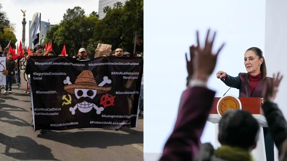 Sheinbaum acusa a la oposición de aprovechar a la Generación Z para movilizaciones políticas