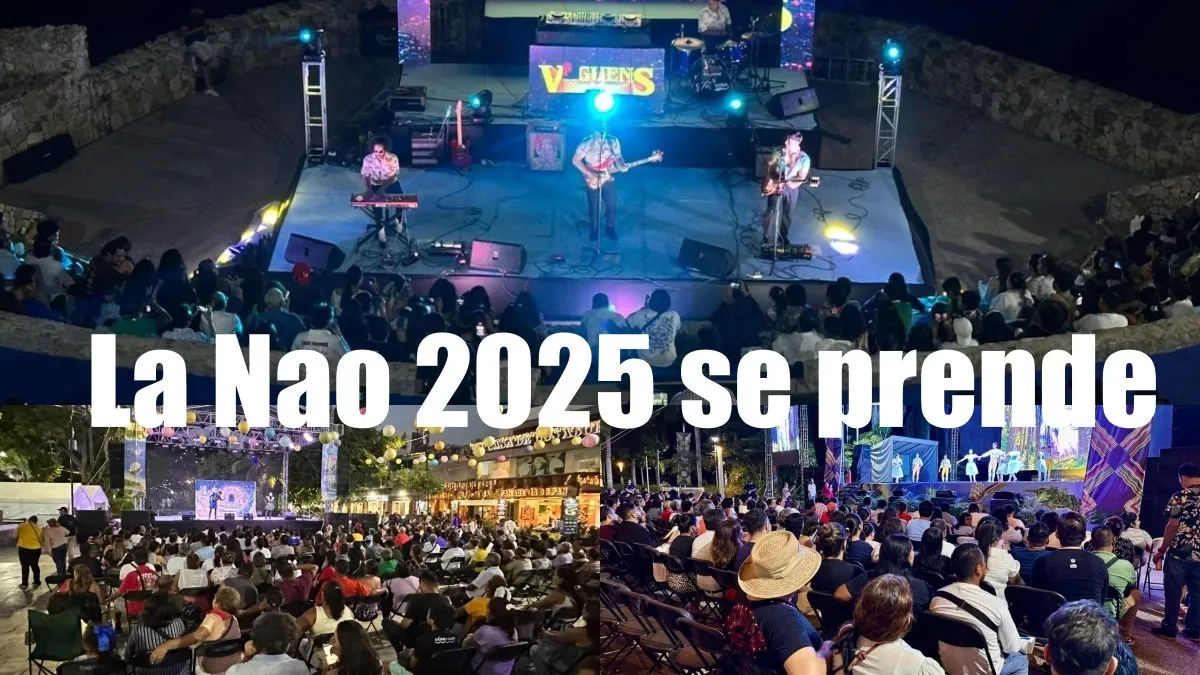 La Nao 2025 se enciende: 'Los Vaguens' llenan de ritmo Sinfonía del Mar en Acapulco