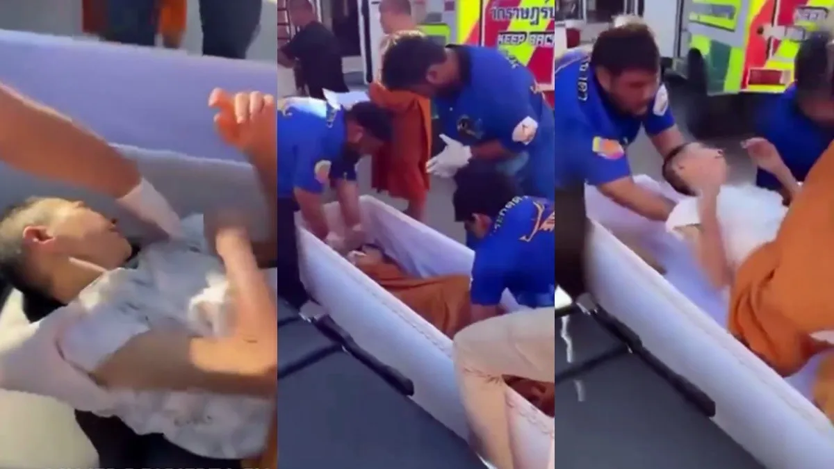 Volvió de la muerte: mujer se despierta dentro de su ataúd antes de ser cremada