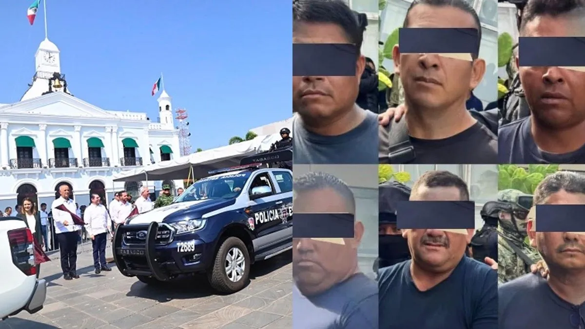 Se desploma el aparato de seguridad de Tabasco: seis policías detenidos por vínculos con “La Barredora”