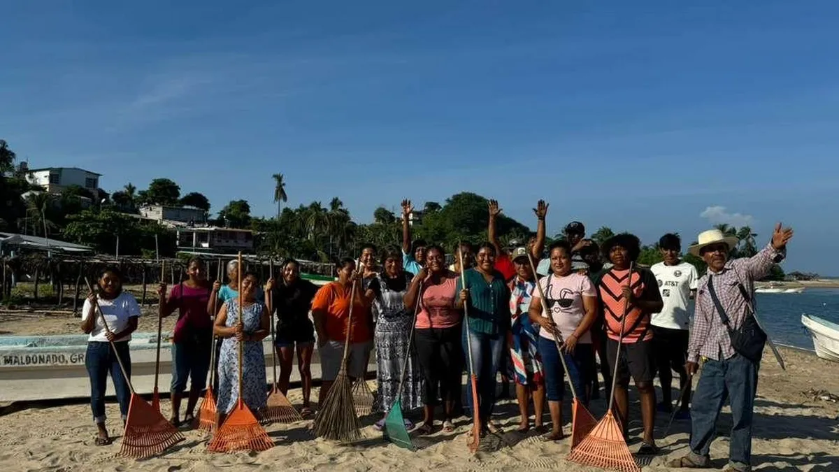 Impulsa Ayuntamiento de San Nicolás, a cargo de Tarsila Molina Guzmán, campaña de limpieza junto a autoridades estatales y federales