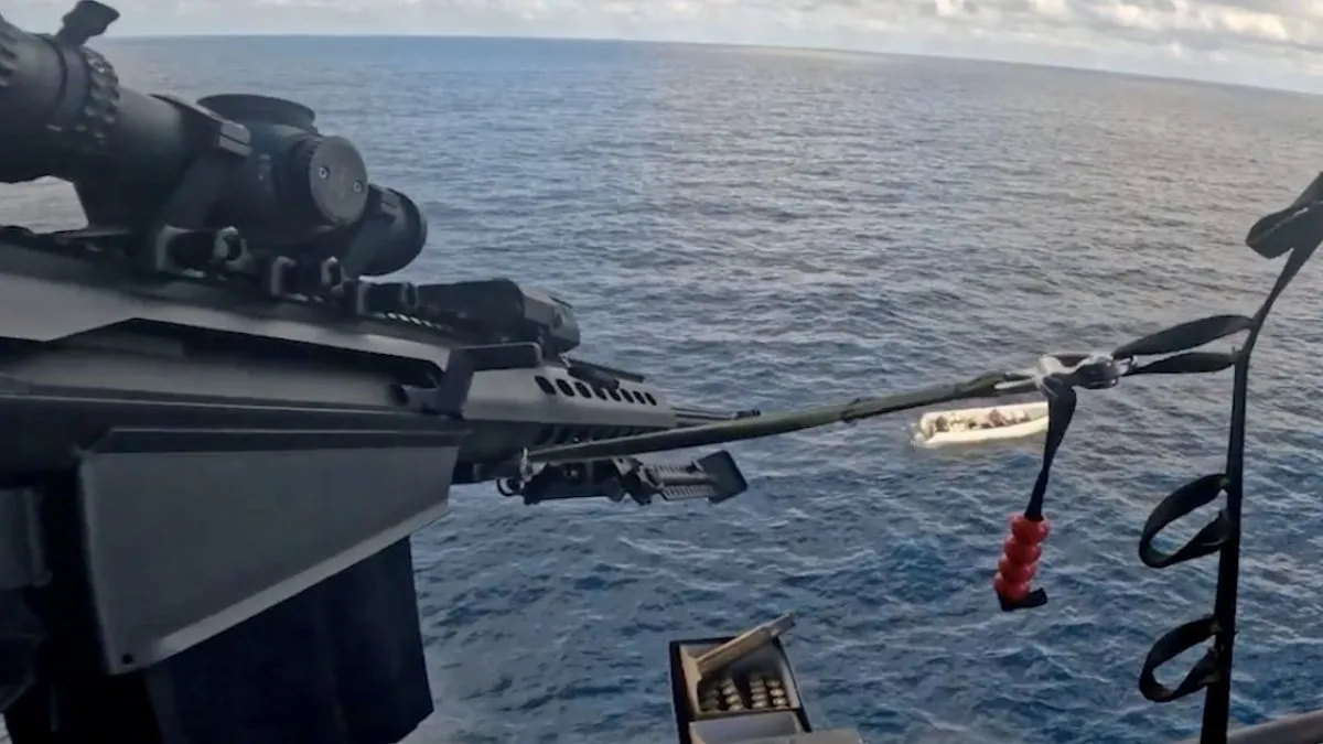 Un francotirador desde un helicóptero permite a EU incautar nueve toneladas de cocaína en alta mar