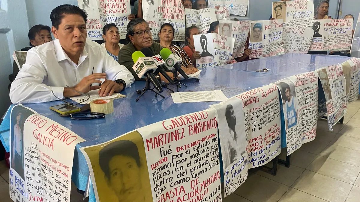 Organizaciones exigen día cívico en memoria de víctimas de la Guerra Sucia en Guerrero