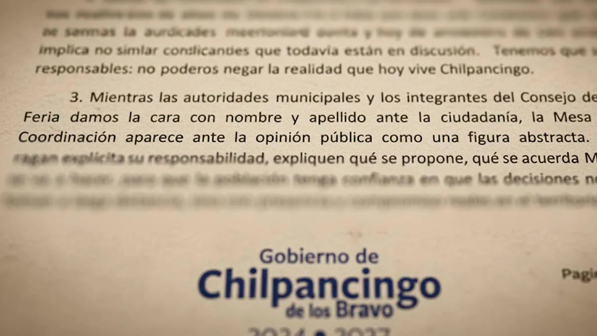 Ayuntamiento de Chilpancingo pide al gobierno estatal un plan concreto para la Feria