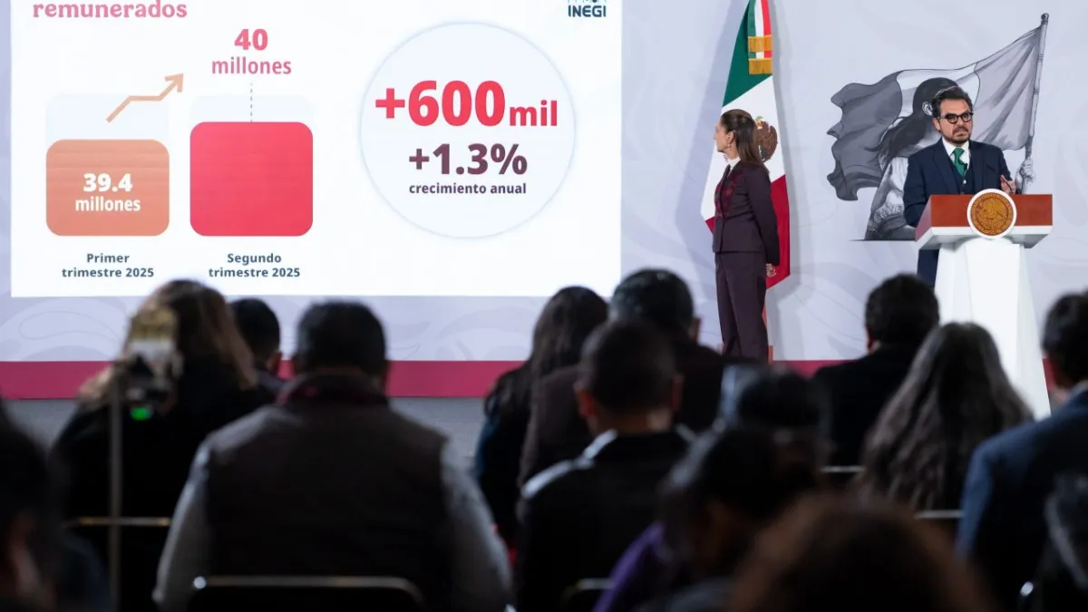 IMSS reporta récord histórico de empleo formal: 22.8 millones de puestos