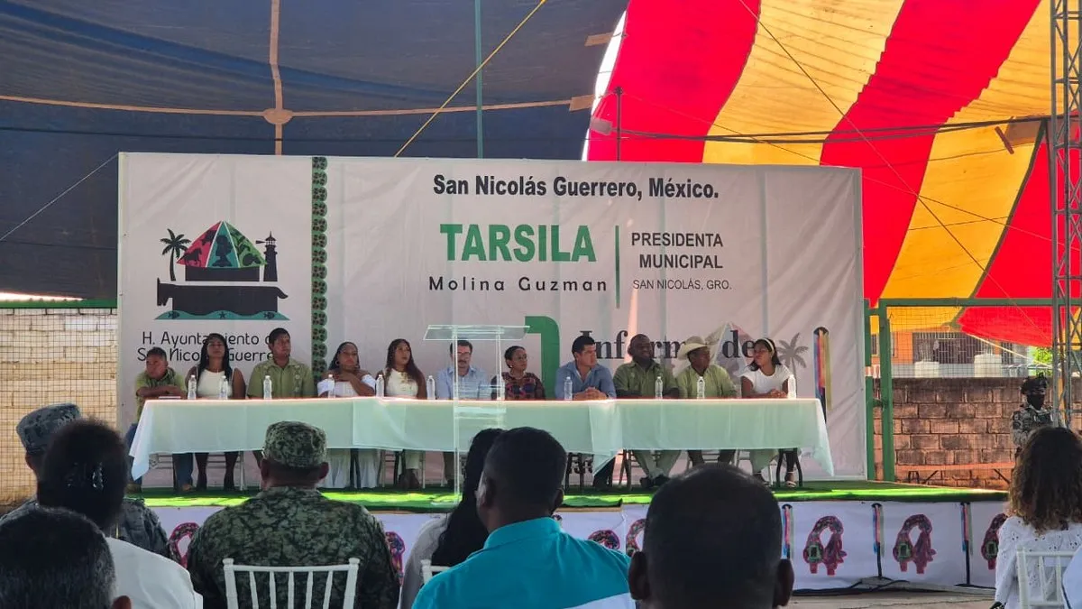 Tarsila Molina presenta resultados del primer año al frente de San Nicolás, Guerrero