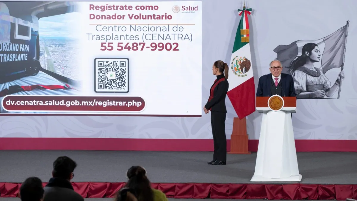 México lanza campaña nacional para fomentar la donación de órganos y reducir listas de espera