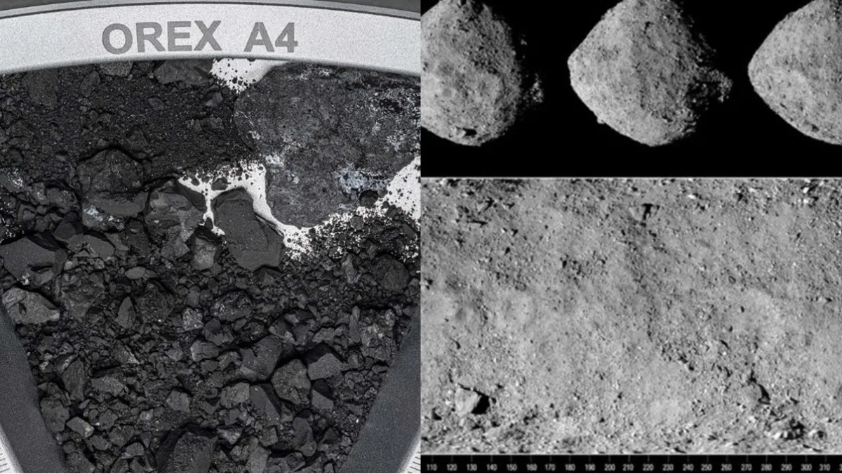 Azúcar de la vida y ‘plástico espacial’: lo que la NASA encontró en el asteroide Bennu