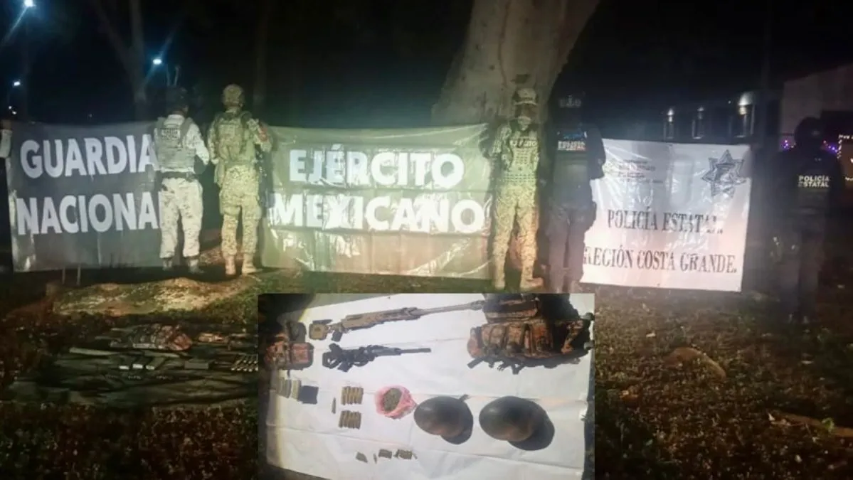 Operativo en La Unión deja aseguramiento de armas, equipo táctico y droga