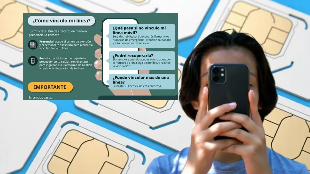 ¿Cómo hacer el Registro obligatorio de líneas móviles?; usuarios deberán vincularlas a su identidad