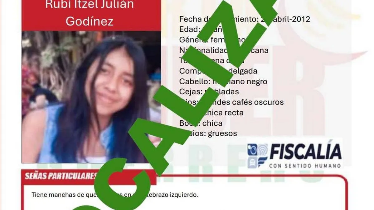 Localizan en Hidalgo a Rubí Itzel, menor desaparecida en Chilpancingo