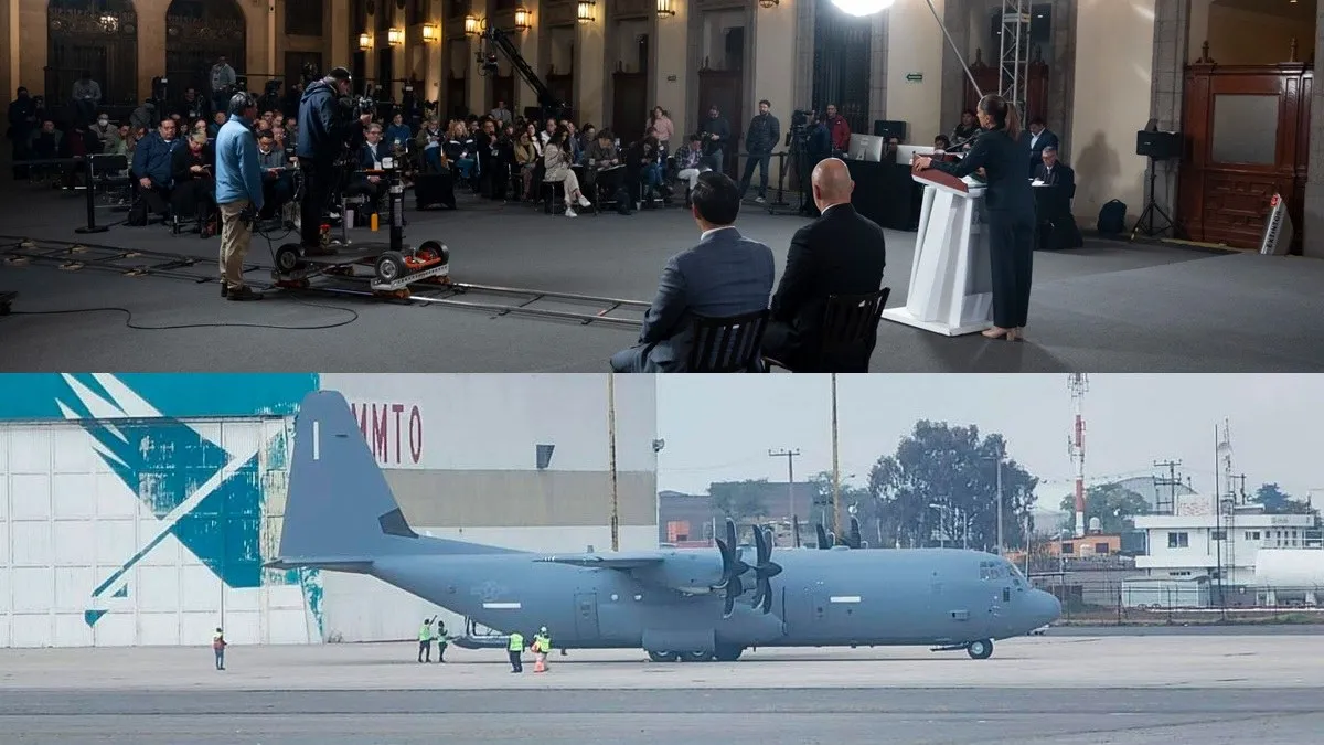 Sheinbaum frena vuelos militares de EU tras polémica de avión en Toluca