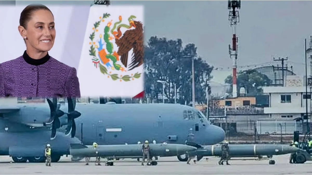 El misterioso aterrizaje de un avión militar de EU en Toluca que Sheinbaum ocultó al Senado