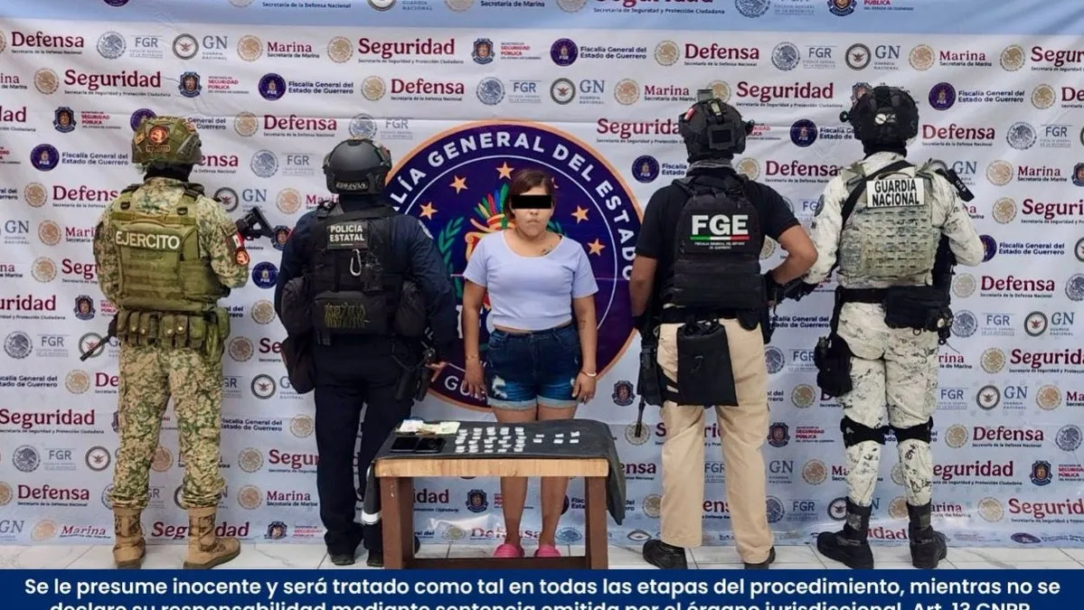 Arrestan a mujer con droga y efectivo durante patrullajes en Chilpancingo