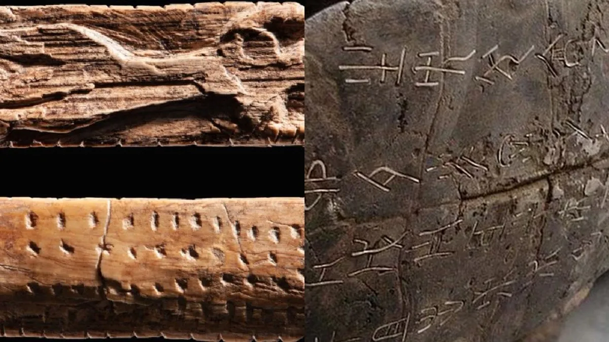 La más antigua "escritura" de los humanos en el mundo.