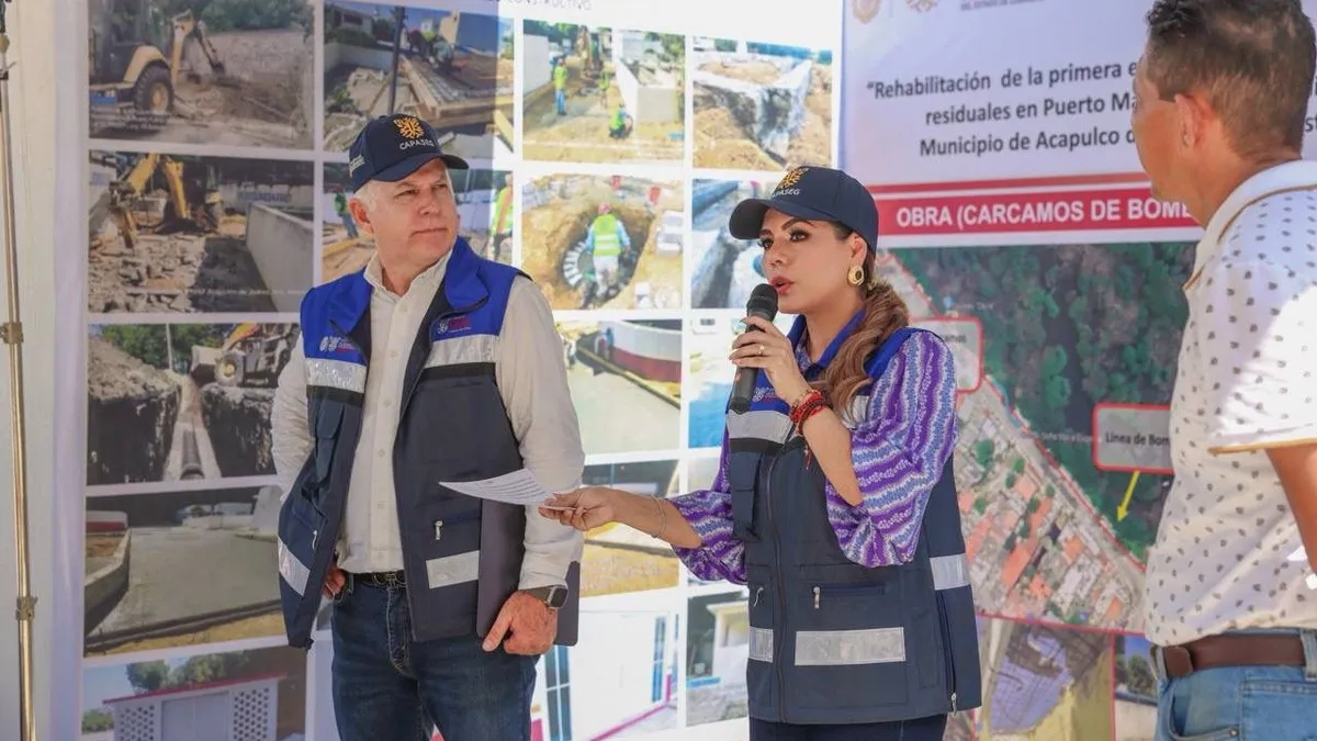 Evelyn Salgado confirma avance de 90% en planta de tratamiento de Puerto Marqués