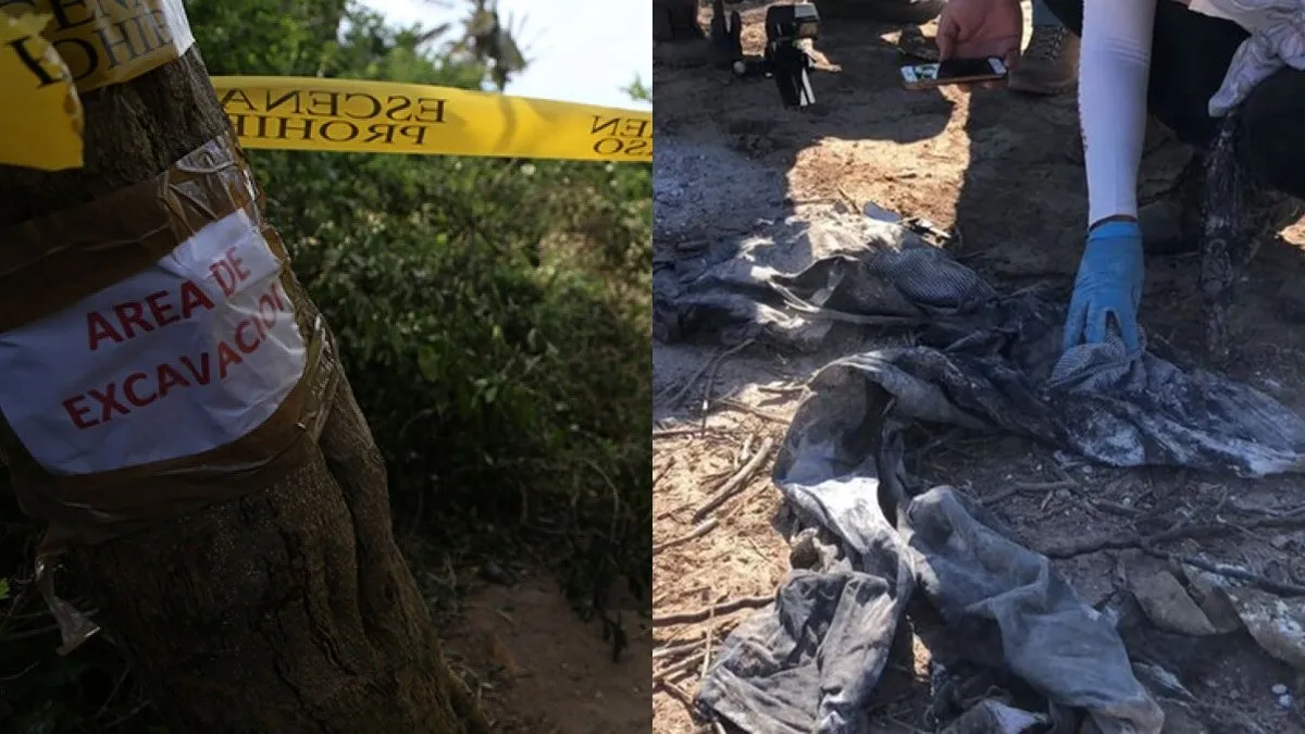  Fosa de Paraíso. Podría haber entre 20 y 30 restos humanos.