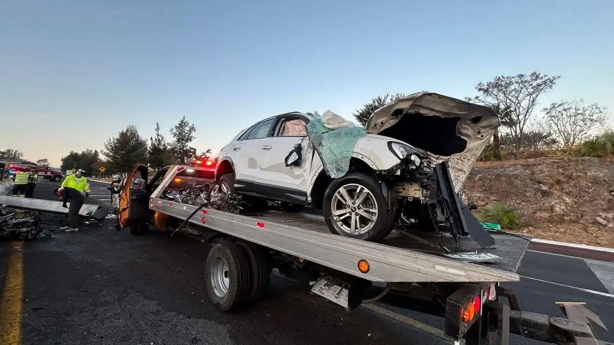 Choque múltiple cierra la Autopista del Sol rumbo a Acapulco