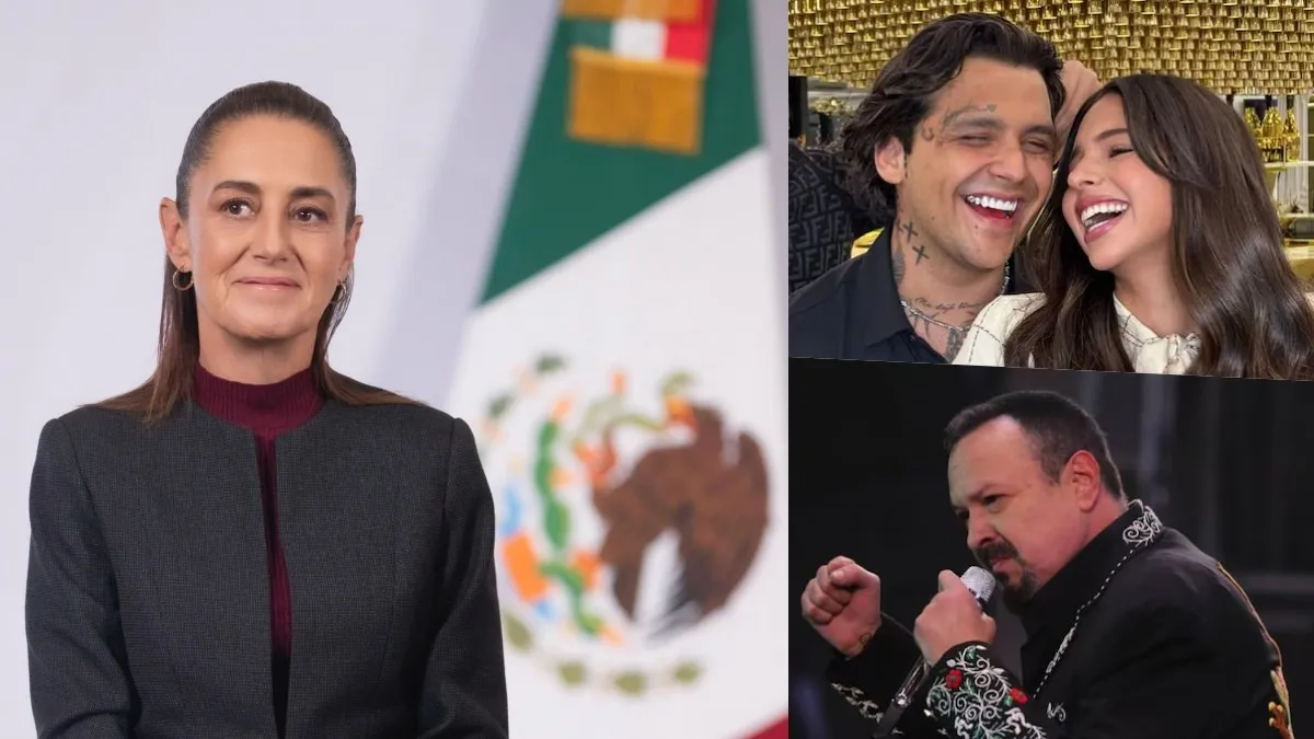 Sheinbaum aclara qué fue lo que le pasó a la familia de Toño Aguilar y Christian Nodal