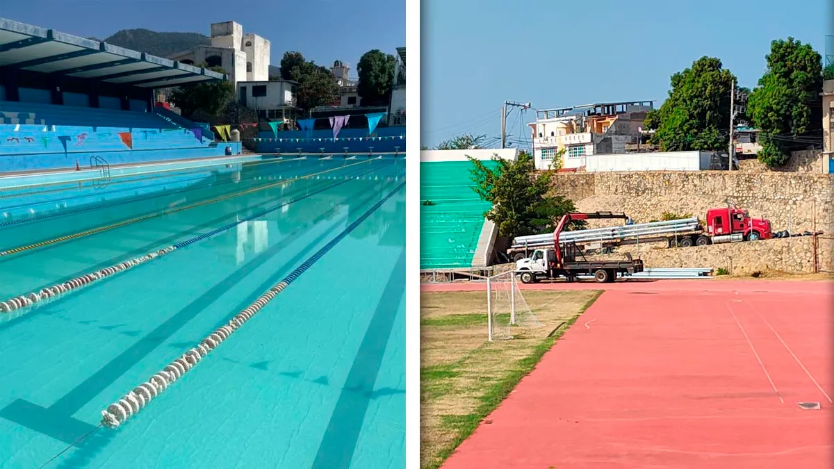 Evelyn Salgado impulsa rehabilitación total de la Unidad Deportiva de Acapulco