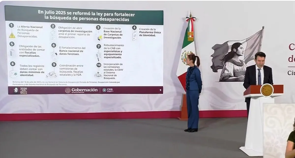 En dos años se han localizado 31 mil 946 personas, informaron en la mañanera.