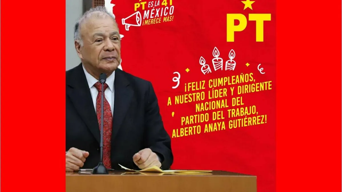 Alberto Anaya, líder eterno de un partido parásito.
